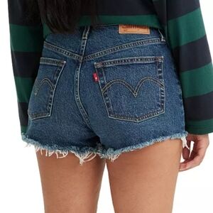 Levi's 501 Button Fly Cotton High-Rise Denim Shorts